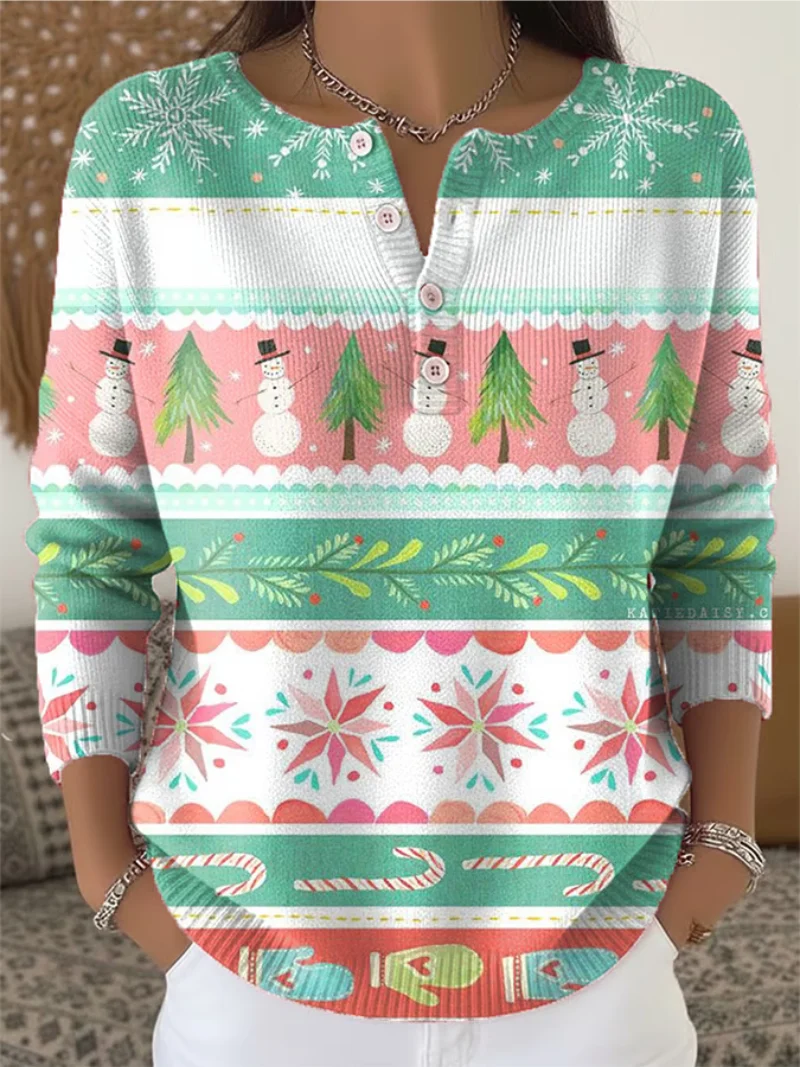 Lotte - Weihnachts-Pullover mit Schneemann