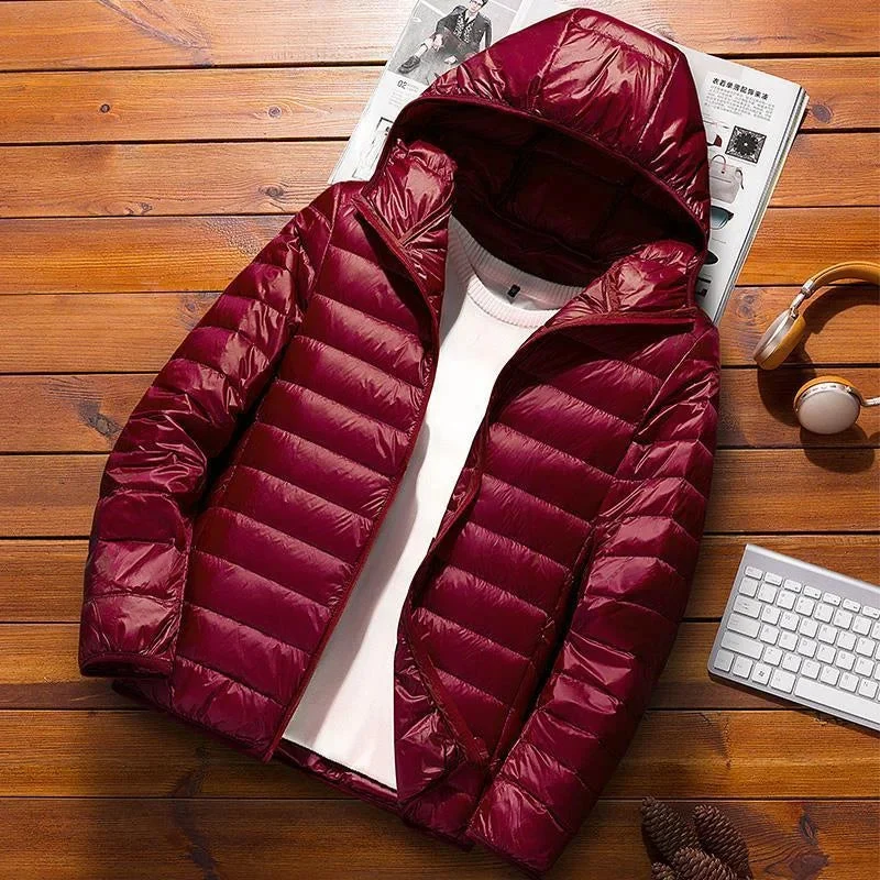 Leichte Steppjacke mit Kapuze für kalte Tage