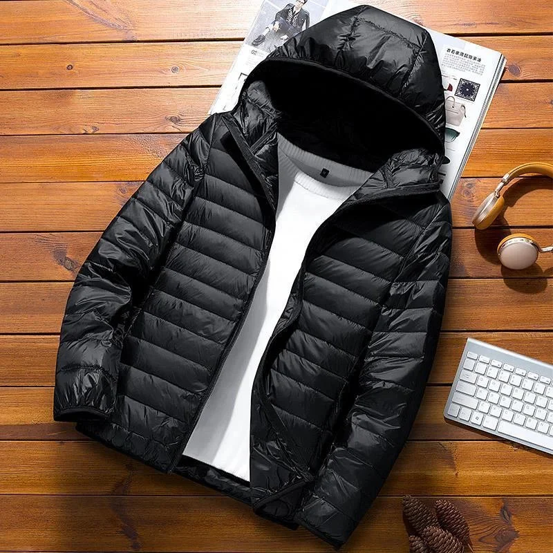 Leichte Steppjacke mit Kapuze für kalte Tage