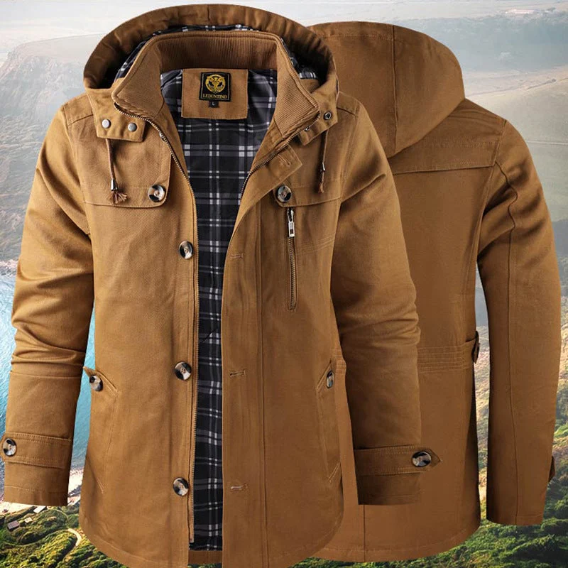 Wasserdichter Parka mit Stil und Komfort