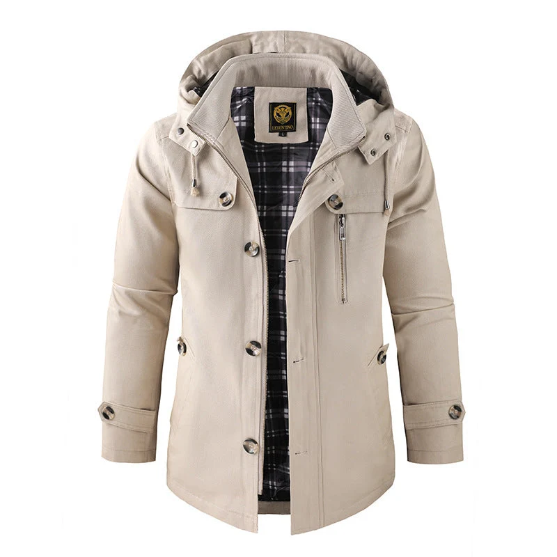 Wasserdichter Parka mit Stil und Komfort