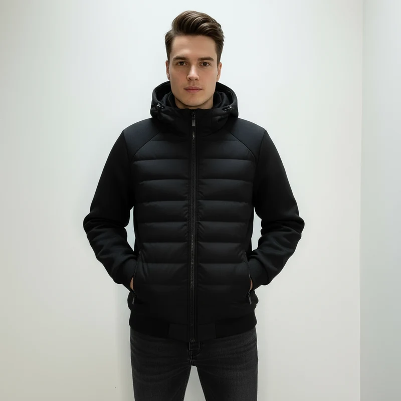 Leichte Steppjacke mit Kapuze für Übergangstage