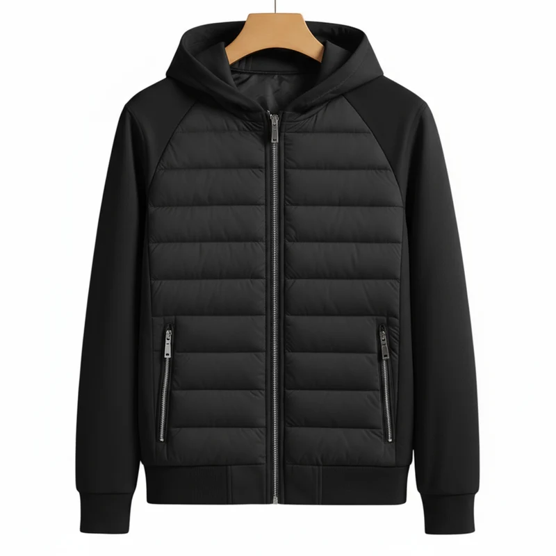Leichte Steppjacke mit Kapuze für Übergangstage