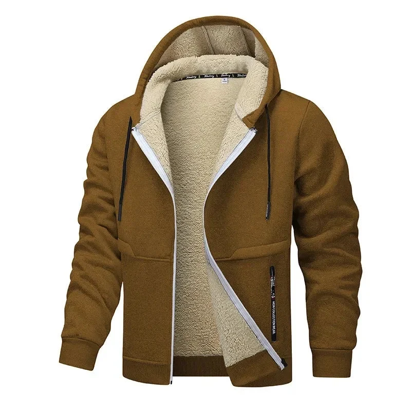 Lässige Fleecejacke für Stilvolle Herbsttage