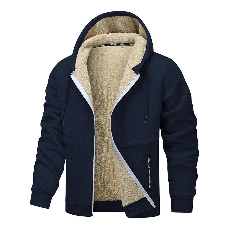Lässige Fleecejacke für Stilvolle Herbsttage