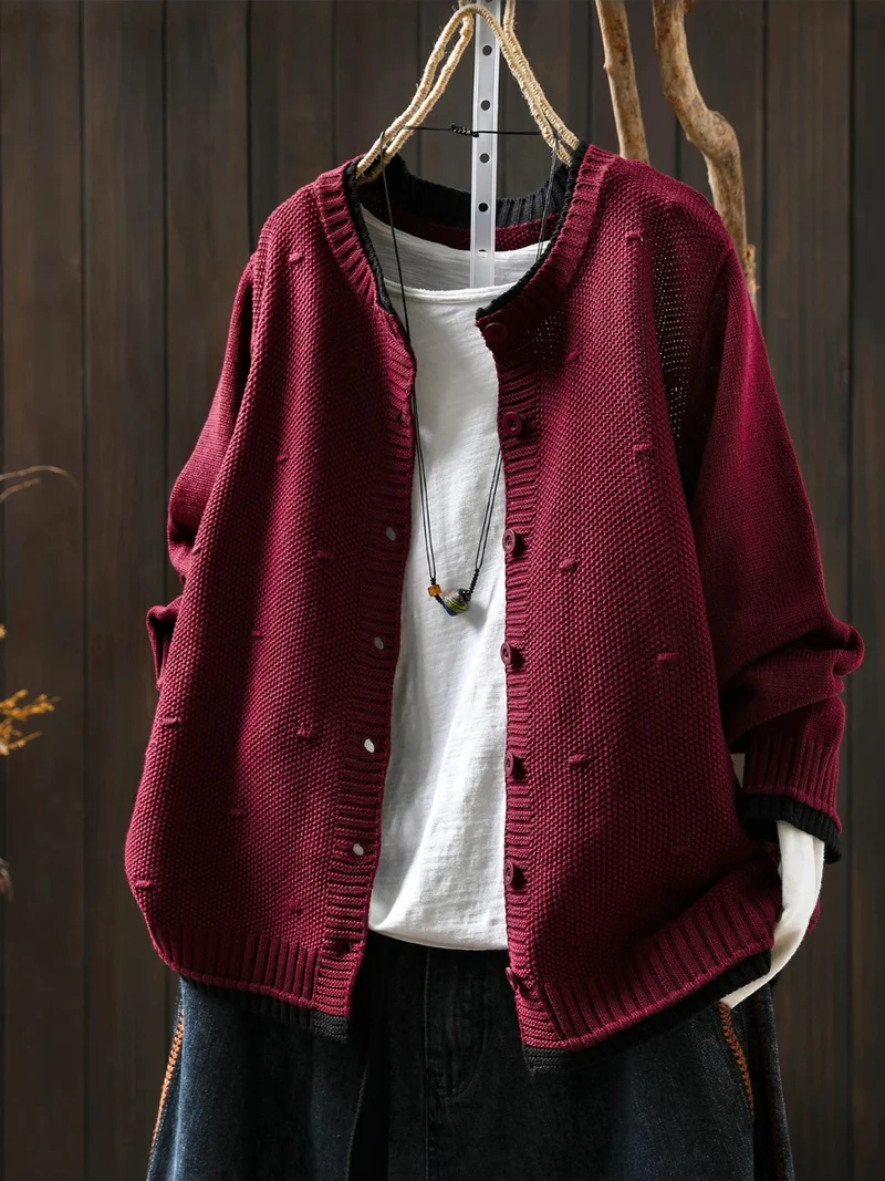 DIE ISOLDE | TEXTURIERTER CARDIGAN