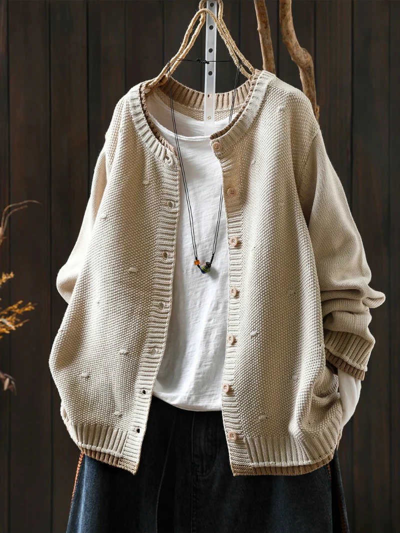DIE ISOLDE | TEXTURIERTER CARDIGAN