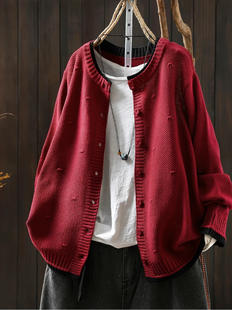 DIE ISOLDE | TEXTURIERTER CARDIGAN