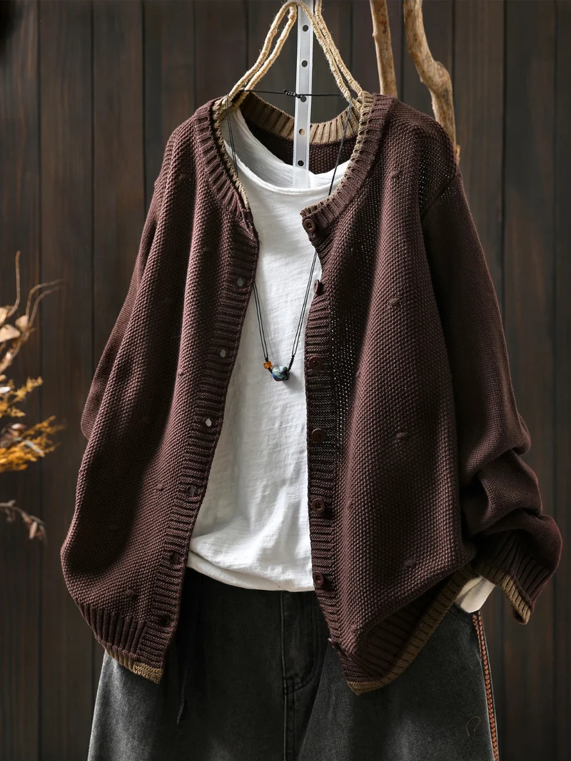 DIE ISOLDE | TEXTURIERTER CARDIGAN