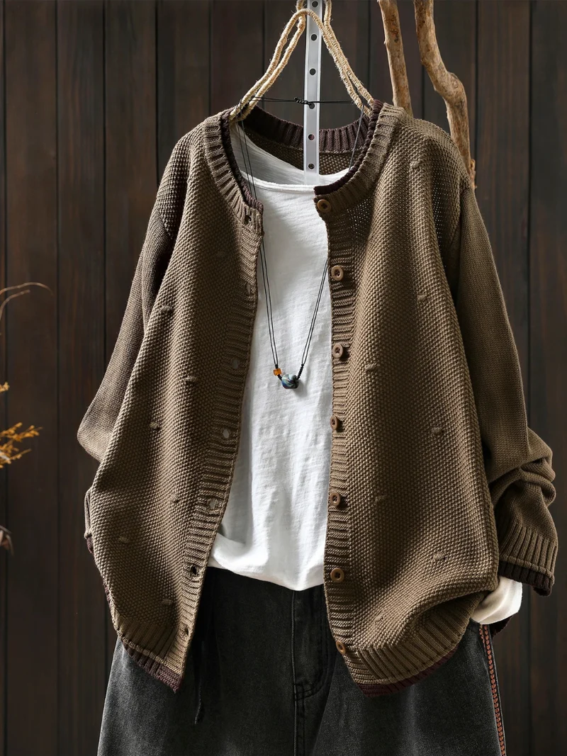 DIE ISOLDE | TEXTURIERTER CARDIGAN