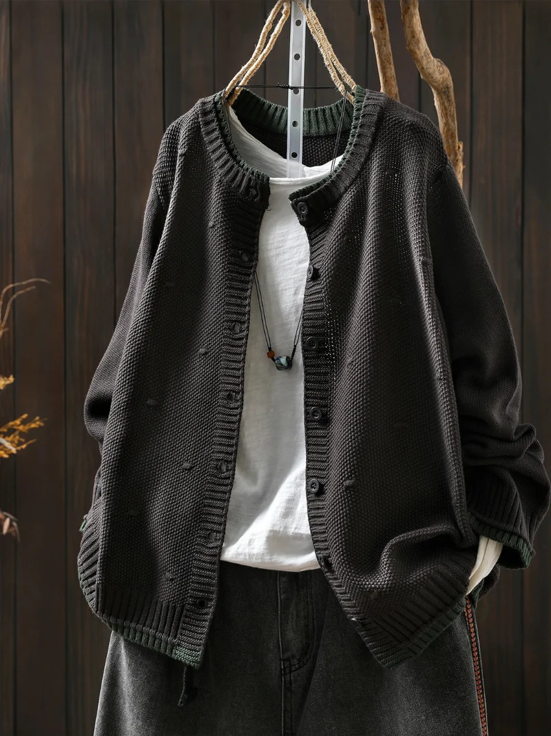 DIE ISOLDE | TEXTURIERTER CARDIGAN