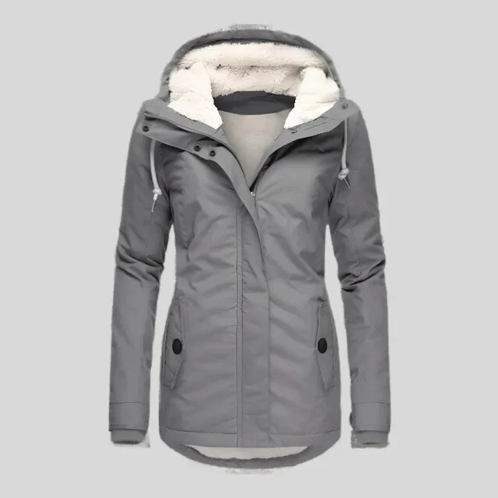 Wasserdichte Winterjacke mit praktischer Kapuze