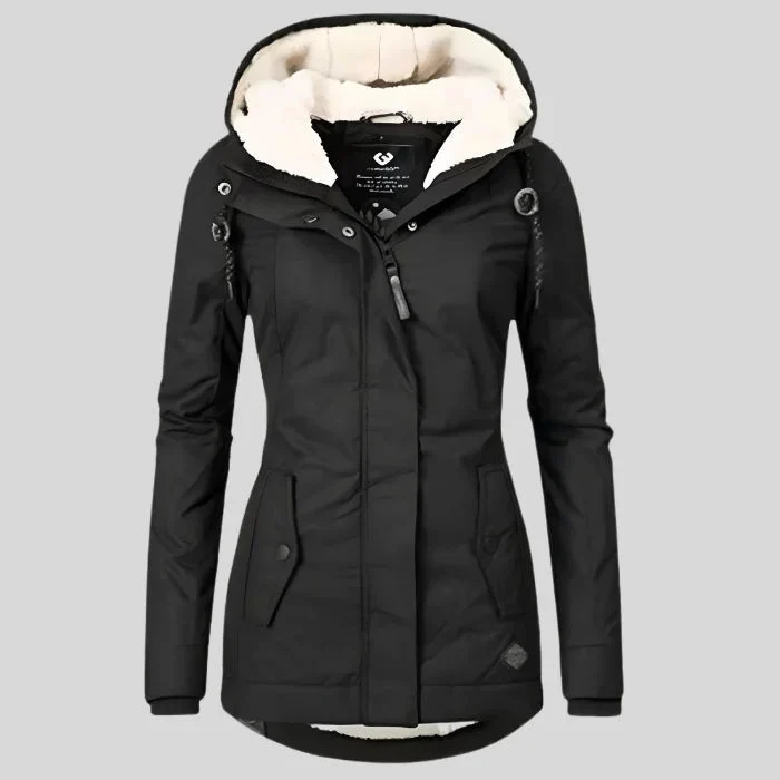 Wasserdichte Winterjacke mit praktischer Kapuze