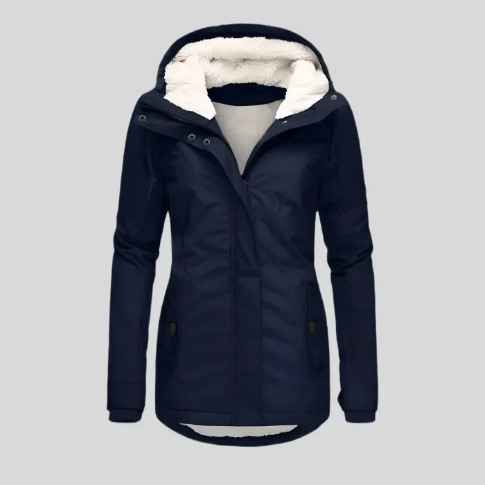 Wasserdichte Winterjacke mit praktischer Kapuze