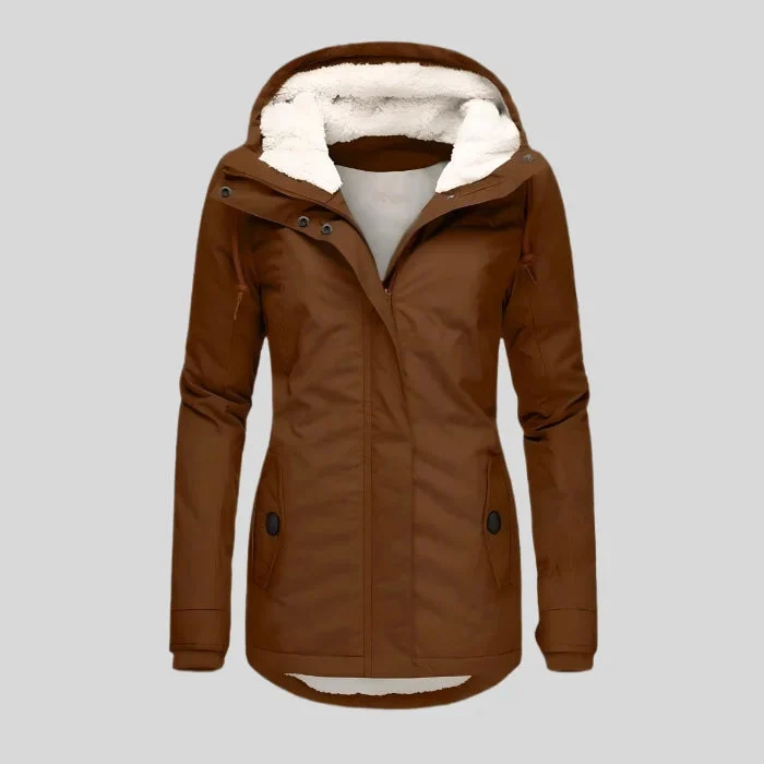 Wasserdichte Winterjacke mit praktischer Kapuze