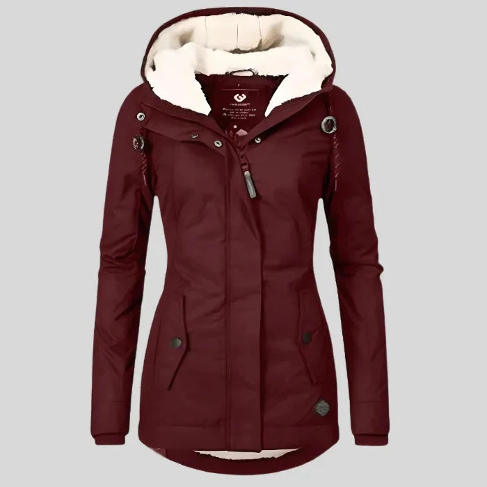 Wasserdichte Winterjacke mit praktischer Kapuze