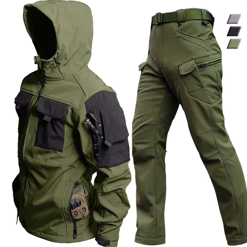 Wasserdichter Thermoanzug für Angler bei kaltem Wetter