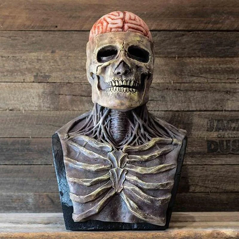 Realistische Horrormaske für Unheimliche Halloween Nächte