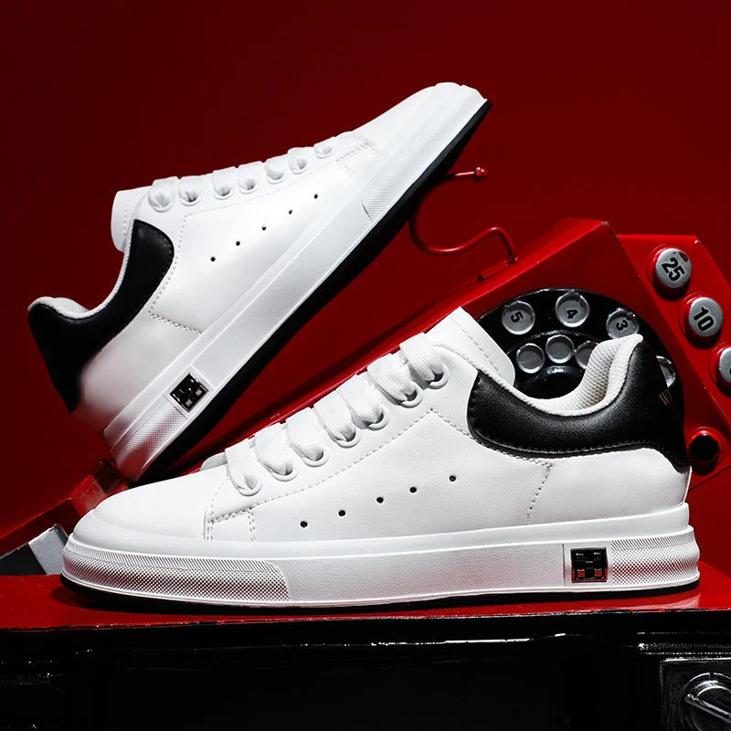 Minimalistische Weiße Sneaker für Herren im Alltag