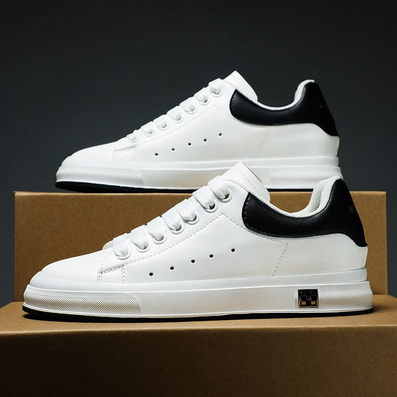 Minimalistische Weiße Sneaker für Herren im Alltag
