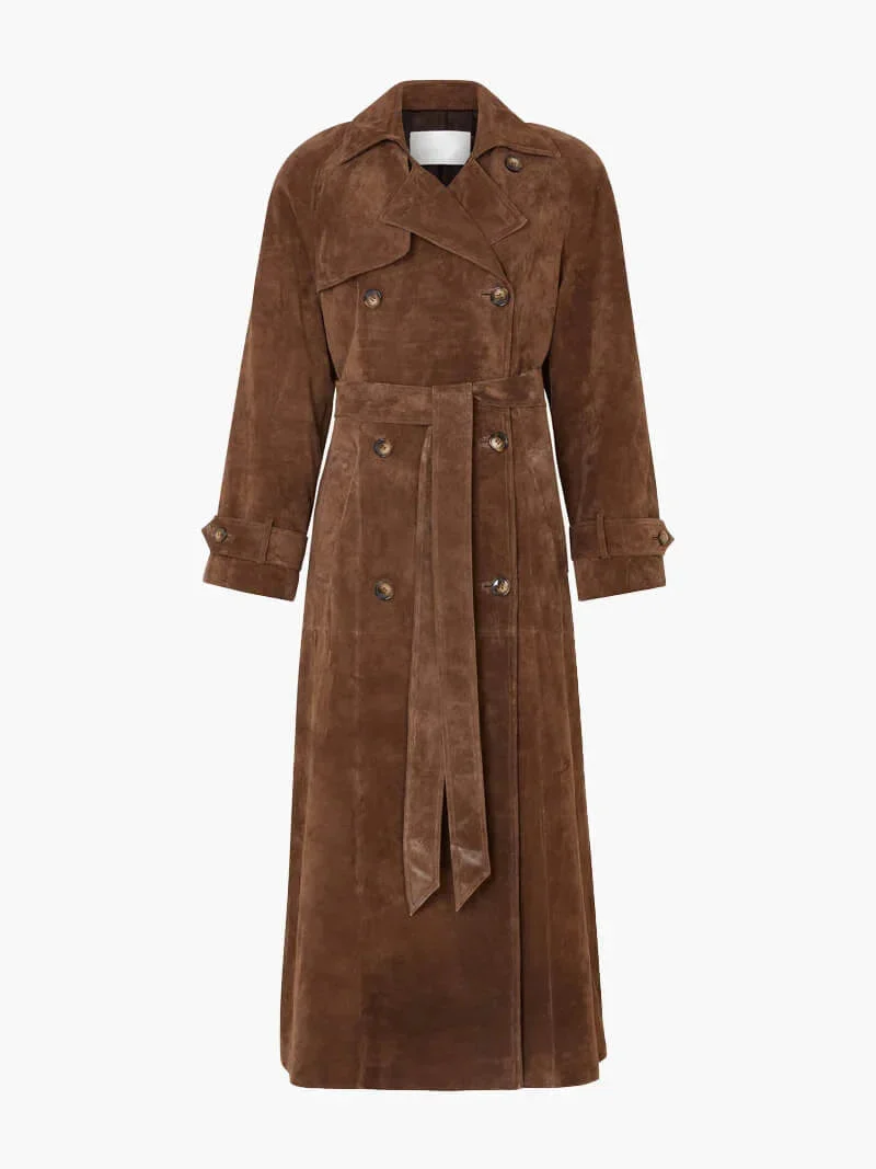 Eleganter Trenchcoat in taillierter Silhouette