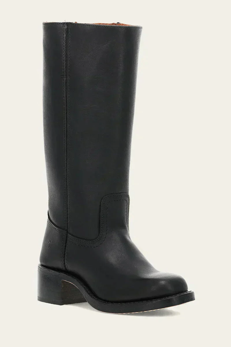 Kniehohe Stiefel schwarz mit elegantem Design