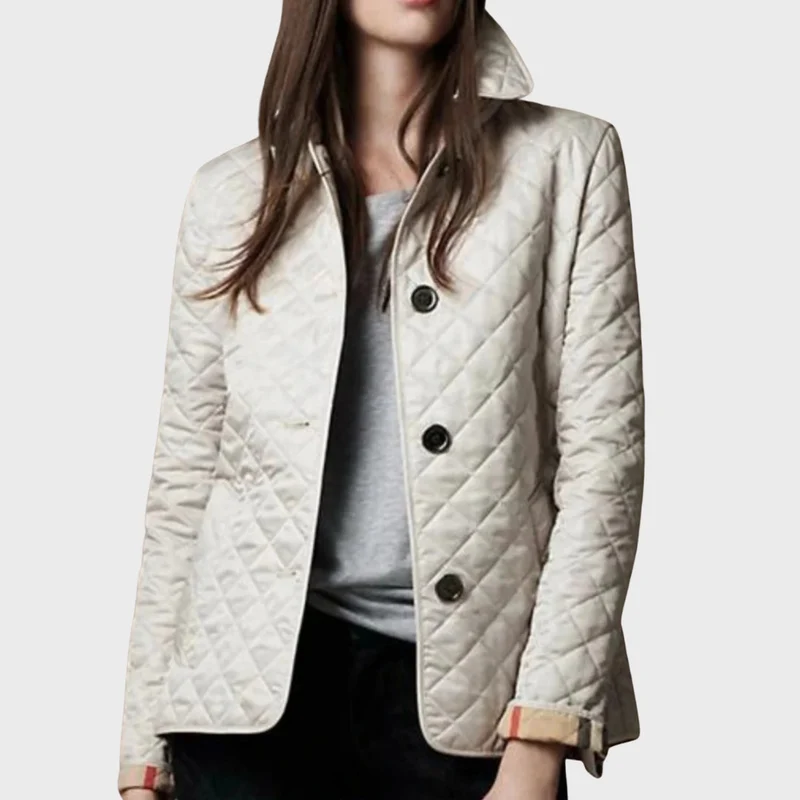 Verity | Lässige Steppjacke mit umgeschlagenem Kragen