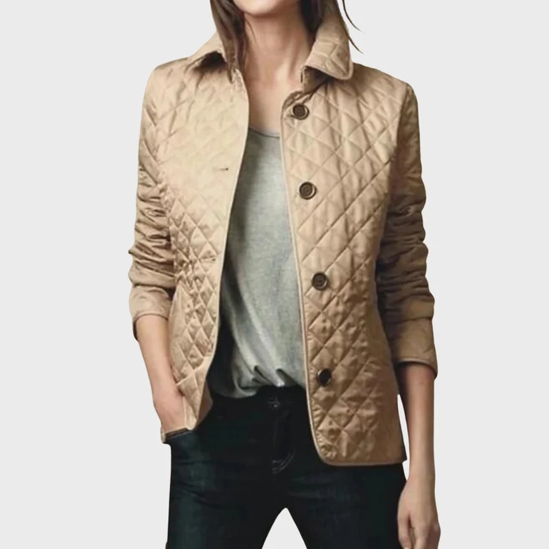 Verity | Lässige Steppjacke mit umgeschlagenem Kragen