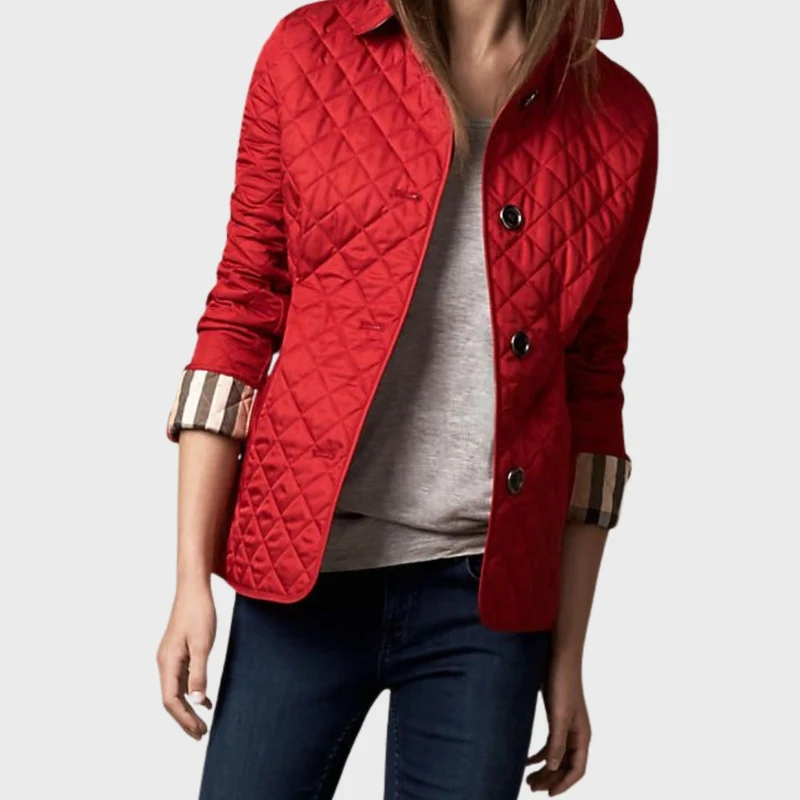 Verity | Lässige Steppjacke mit umgeschlagenem Kragen