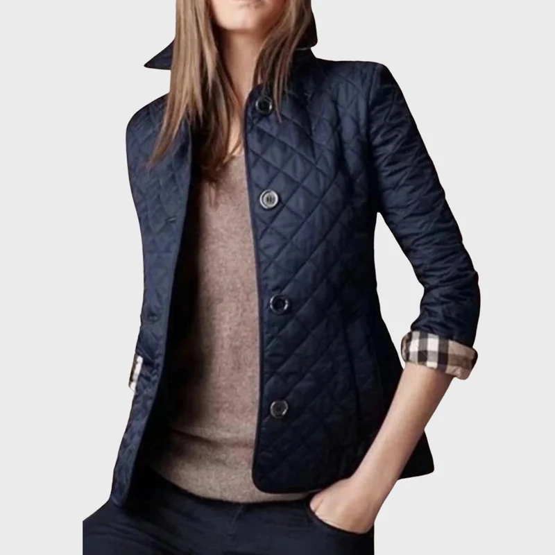 Verity | Lässige Steppjacke mit umgeschlagenem Kragen