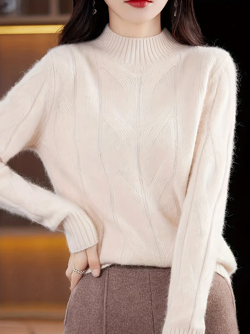 Karmen - Gemütlicher Retro-Strickpullover