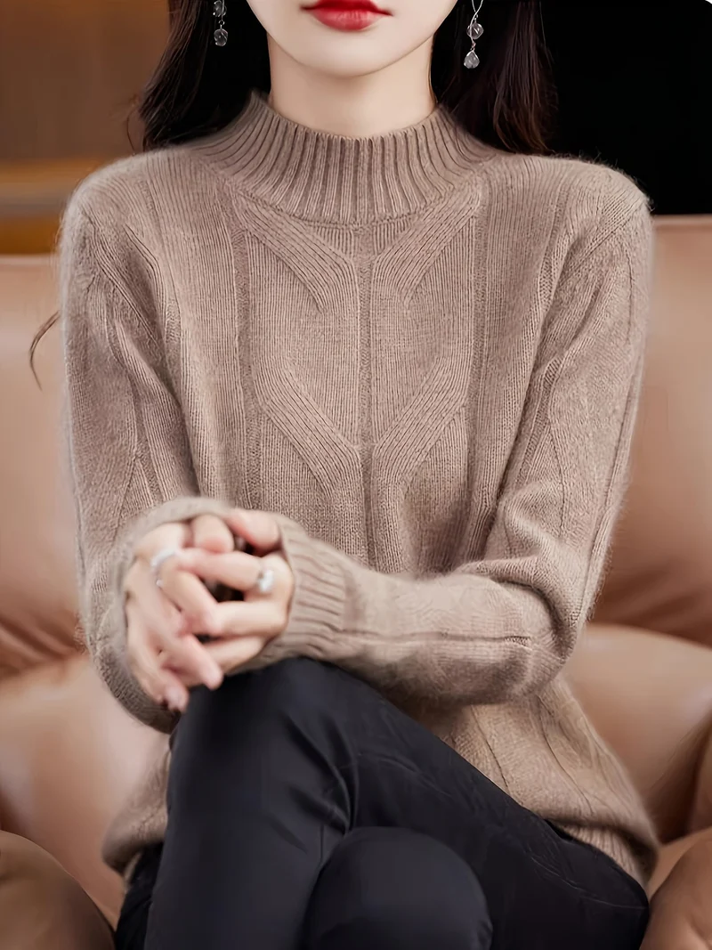 Karmen - Gemütlicher Retro-Strickpullover
