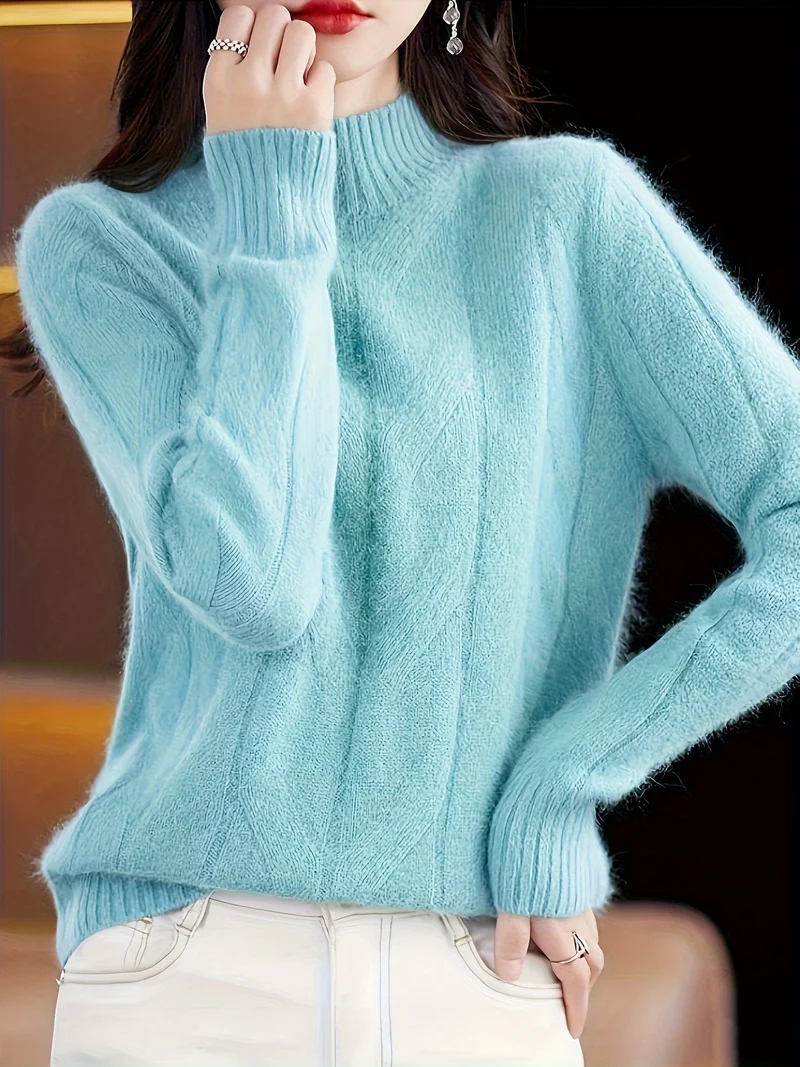 Karmen - Gemütlicher Retro-Strickpullover