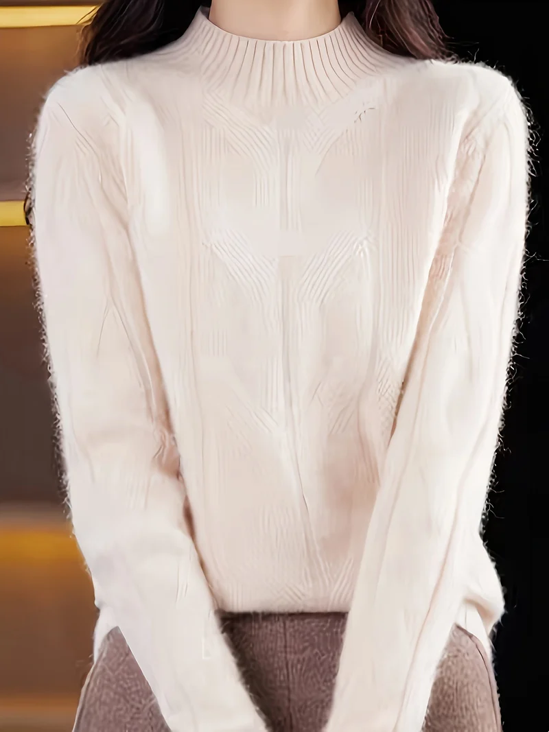 Karmen - Gemütlicher Retro-Strickpullover