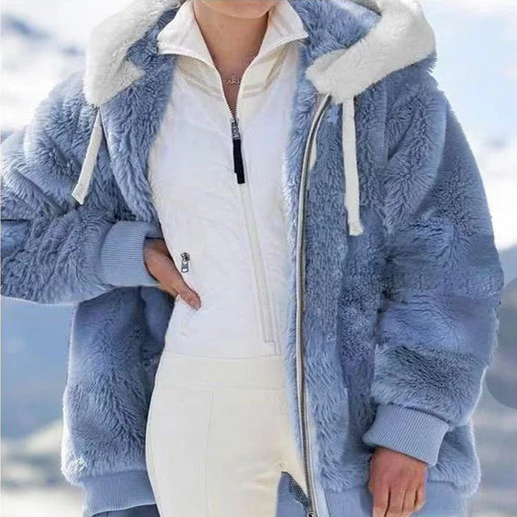 Andrea | Winterjacke mit Kapuze und Reißverschluss