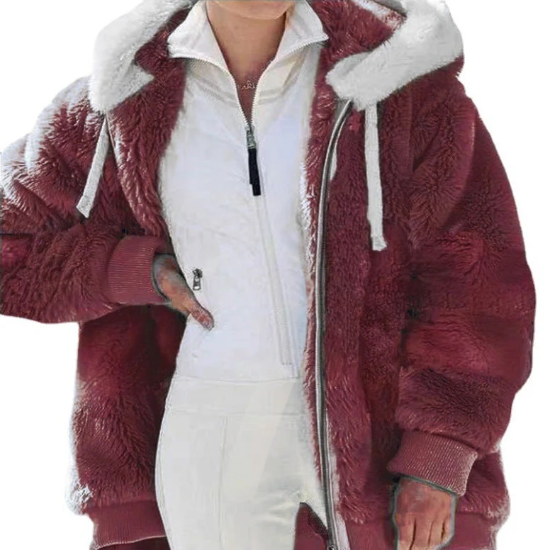 Andrea | Winterjacke mit Kapuze und Reißverschluss