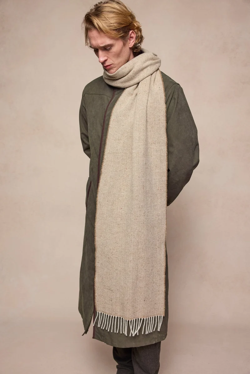 Billy Wool Scarf - Sandstone