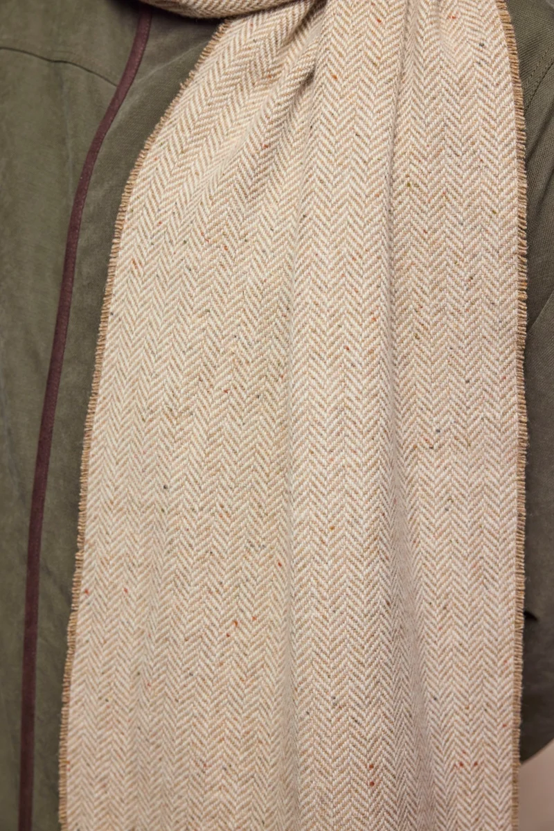 Billy Wool Scarf - Sandstone