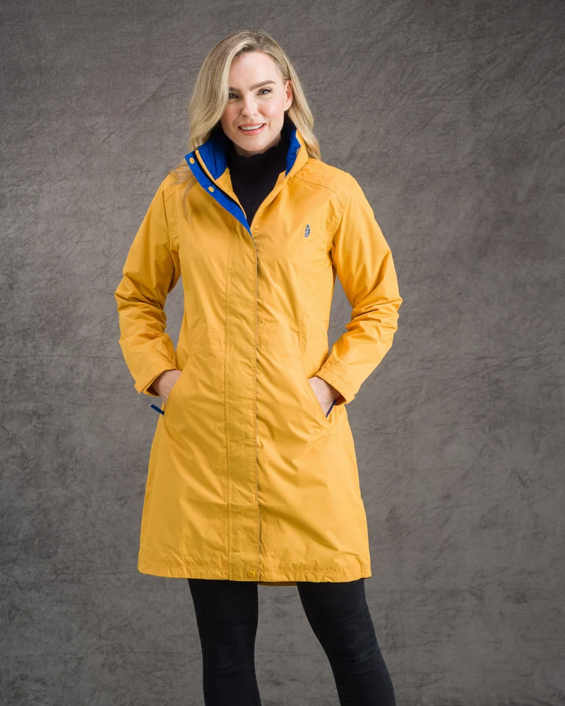 Lisa Lightweight Waterproof Jacket - Lemon Drop