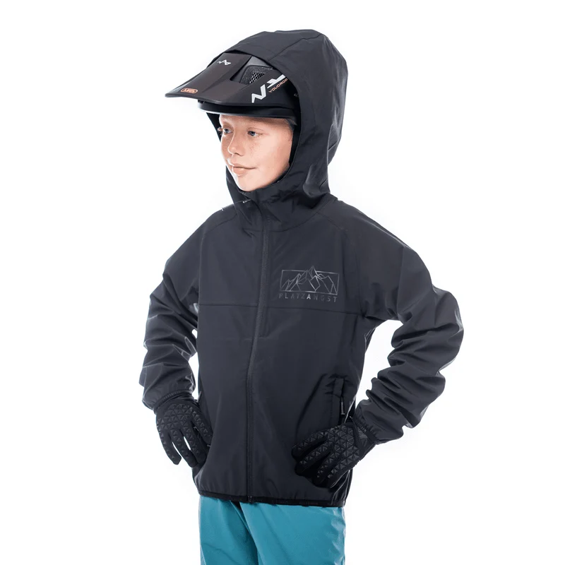DFL Evo Regenjacke Youth - Schwarz