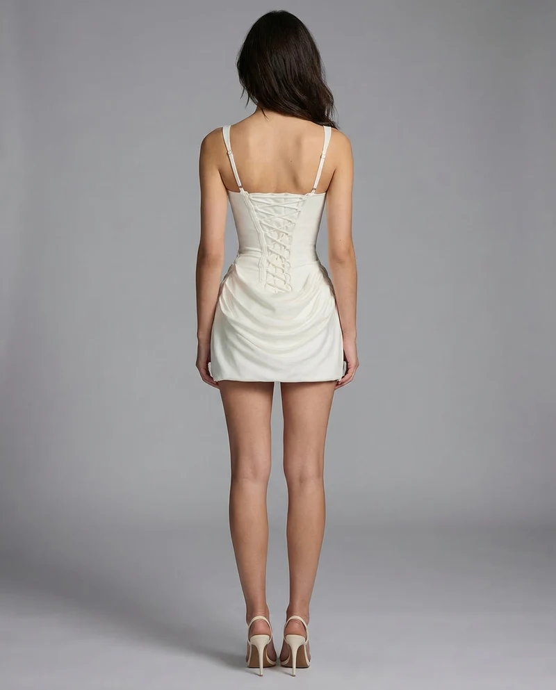 Amelie | Damen Festliches Minikleid mit Korsettoberteil