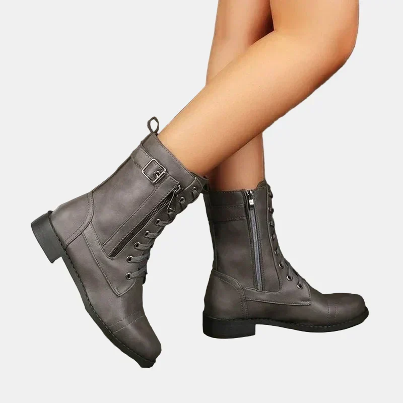 Lea | Damen Herbststiefel mit runden Zehen
