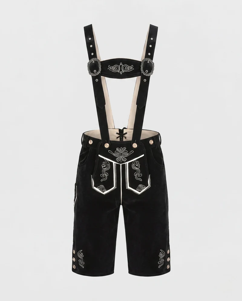 Laura | Damen Lederhose zum Oktoberfest im Trachten-Stil