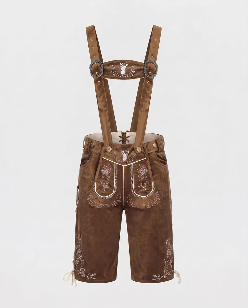 Laura | Damen Lederhose zum Oktoberfest im Trachten-Stil