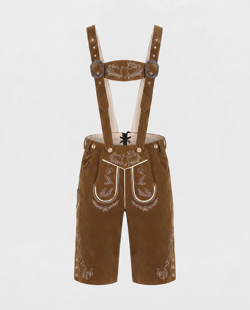 Laura | Damen Lederhose zum Oktoberfest im Trachten-Stil