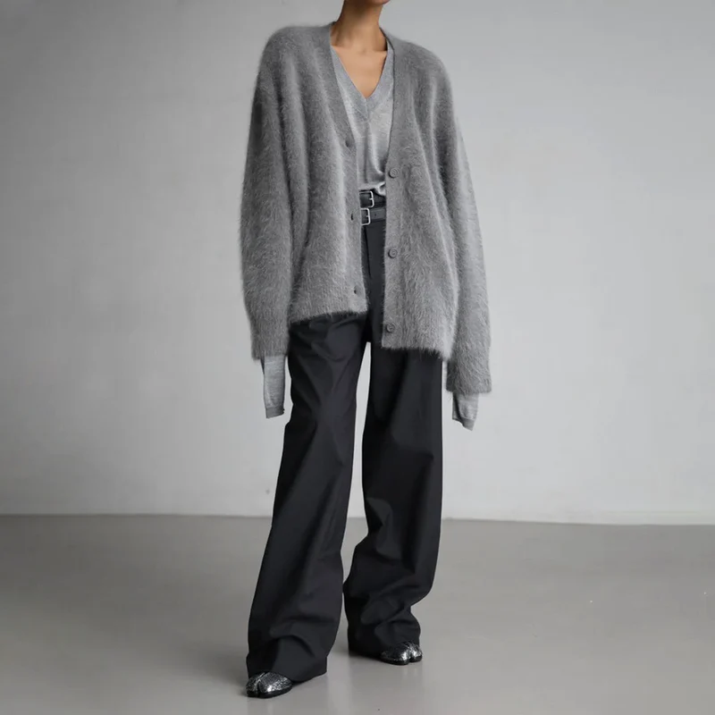 Julia | Damen Strickjacke Oversized für den Herbst