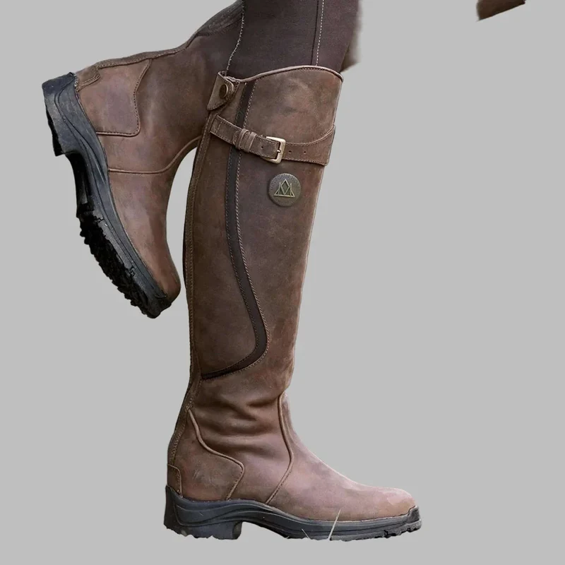 Theresa | Damen Lederstiefel für Herbst Outfits