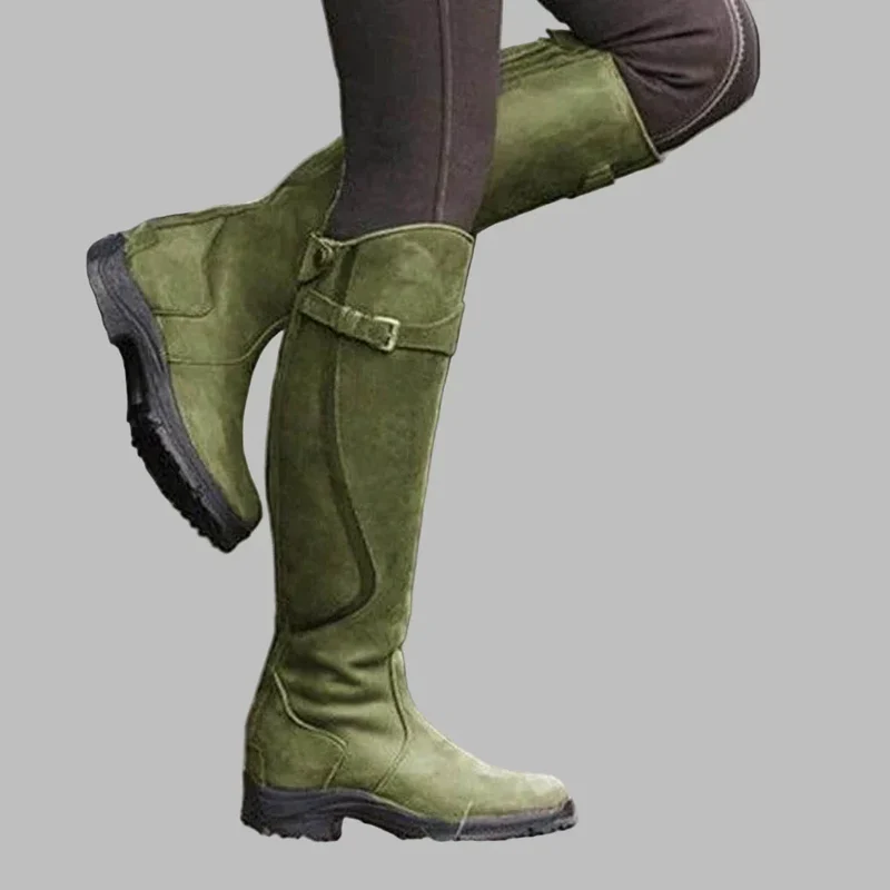 Theresa | Damen Lederstiefel für Herbst Outfits