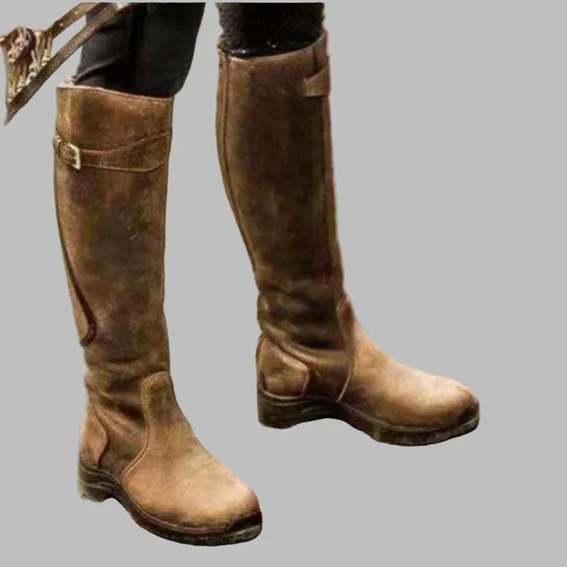 Theresa | Damen Lederstiefel für Herbst Outfits