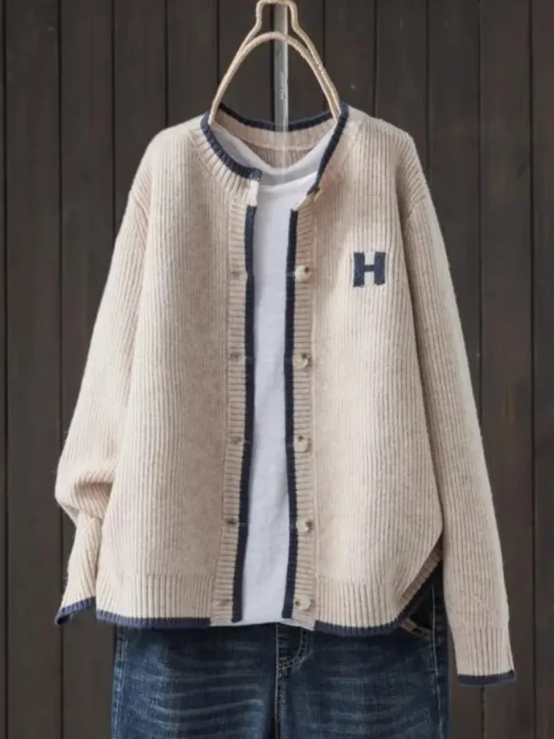 Charlotte | Damen Oversized Strickjacke für den Alltag